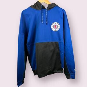 NWT Men's New Era LA Clippers Hoodie Blue & Black Size Medium $75 Retail